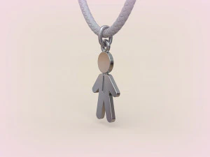 Pendants - Boy and Girl - 07 3D Print Model