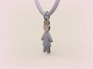 Pendants - Boy and Girl - 07 3D Print Model