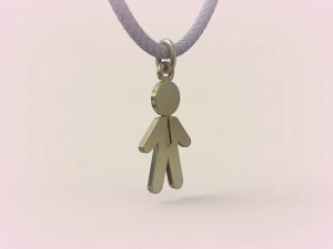 Pendants - Boy and Girl - 07 3D Print Model