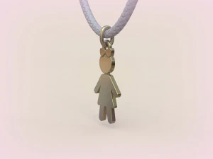 Pendants - Boy and Girl - 07 3D Print Model