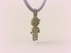 Pendants - Boy and Girl - 08 Modèles 3D en vedette