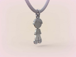 Pendants - Boy and Girl - 09 3Dプリントモデル