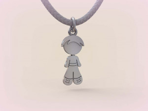 Pendants - Boy and Girl - 09 3Dプリントモデル
