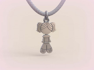 Pendants - Boy and Girl - 09 3Dプリントモデル