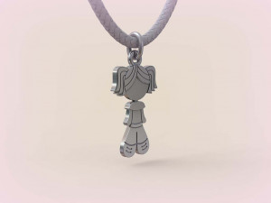 Pendants - Boy and Girl - 09 3Dプリントモデル