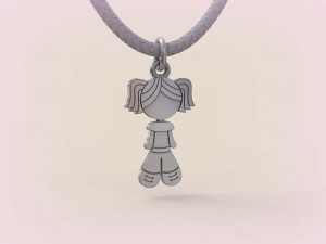 Pendants - Boy and Girl - 09 3Dプリントモデル