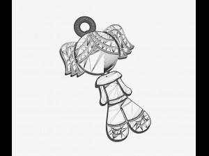 Pendants - Boy and Girl - 09 3Dプリントモデル