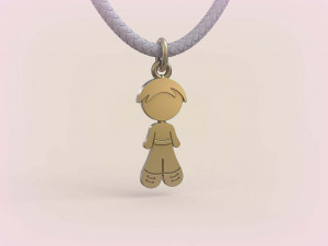 Pendants - Boy and Girl - 09 3Dプリントモデル