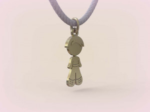Pendants - Boy and Girl - 09 3Dプリントモデル