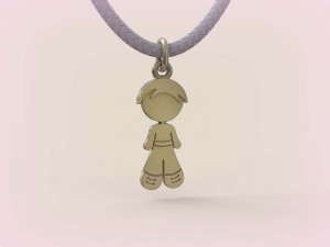 Pendants - Boy and Girl - 09 3Dプリントモデル