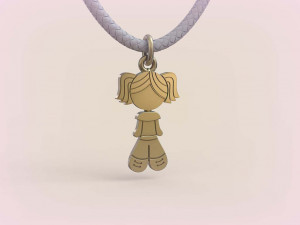 Pendants - Boy and Girl - 09 3Dプリントモデル