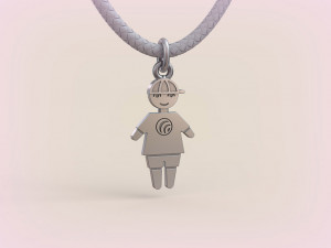 Pendants - Boy and Girl - 10 3D Print Model