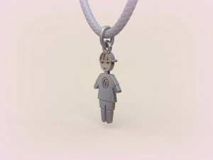 Pendants - Boy and Girl - 10 3D Print Model