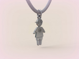 Pendants - Boy and Girl - 10 3D Print Model