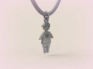 Pendants - Boy and Girl - 10 3D Print Model