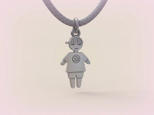 Pendants - Boy and Girl - 10 3D Print Model