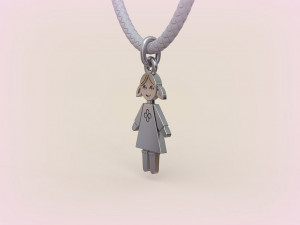 Pendants - Boy and Girl - 10 3D Print Model
