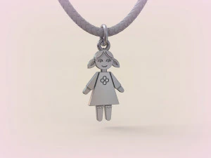 Pendants - Boy and Girl - 10 3D Print Model