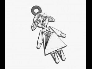 Pendants - Boy and Girl - 10 3D Print Model