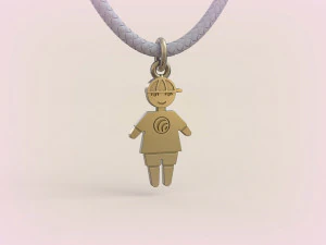 Pendants - Boy and Girl - 10 3D Print Model