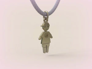 Pendants - Boy and Girl - 10 3D Print Model