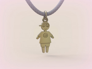 Pendants - Boy and Girl - 10 3D Print Model