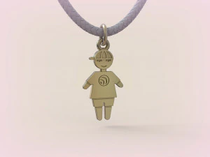 Pendants - Boy and Girl - 10 3D Print Model