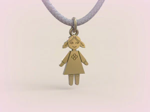 Pendants - Boy and Girl - 10 3D Print Model