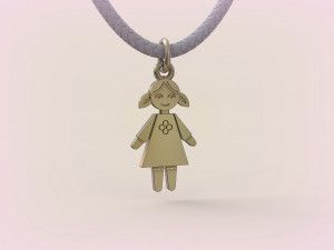 Pendants - Boy and Girl - 10 3D Print Model