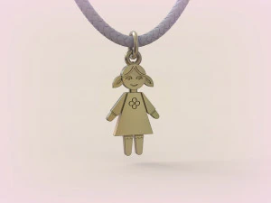 Pendants - Boy and Girl - 10 3D Print Model