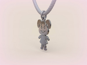 Pendants - Boy and Girl - 11 3D Baskı Modeli
