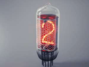 Nixie tube Modello 3D