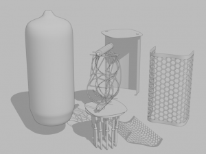 Nixie tube Model 3D