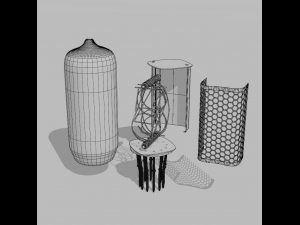 Nixie tube Model 3D