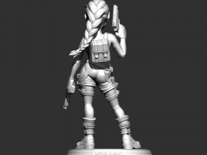 Lara Croft 3D Print Model