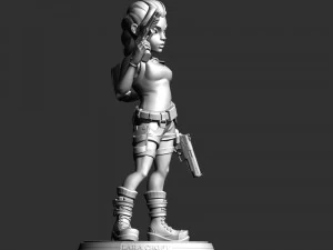 Lara Croft 3D Print Model