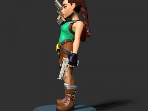 Lara Croft Modello di stampa 3D