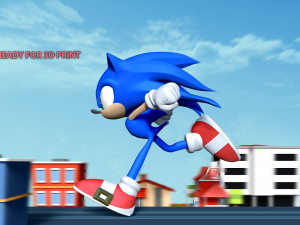 Sonic the Hedgehog 2 Fanart 3D Принт Модель