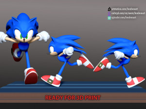Sonic the Hedgehog 2 Fanart 3D Принт Модель