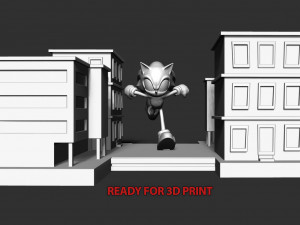 Sonic the Hedgehog 2 Fanart 3D Принт Модель