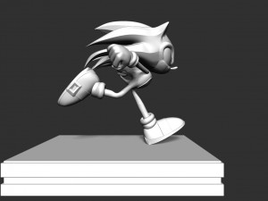 Sonic the Hedgehog 2 Fanart 3D Принт Модель