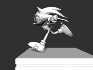 Sonic the Hedgehog 2 Fanart 3D Принт Модель