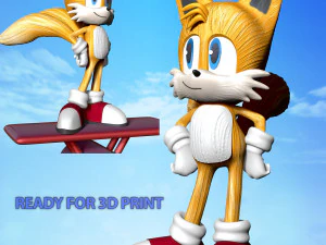 Tails - Sonic the Hedgehog 2 Fanart 3D Print Model