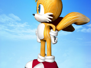Tails - Sonic the Hedgehog 2 Fanart Modelo de Impressão 3D
