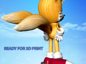 Tails - Sonic the Hedgehog 2 Fanart Modelo de Impressão 3D