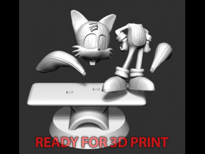 Tails - Sonic the Hedgehog 2 Fanart Modelo de Impressão 3D