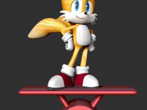 Tails - Sonic the Hedgehog 2 Fanart Modelo de Impressão 3D