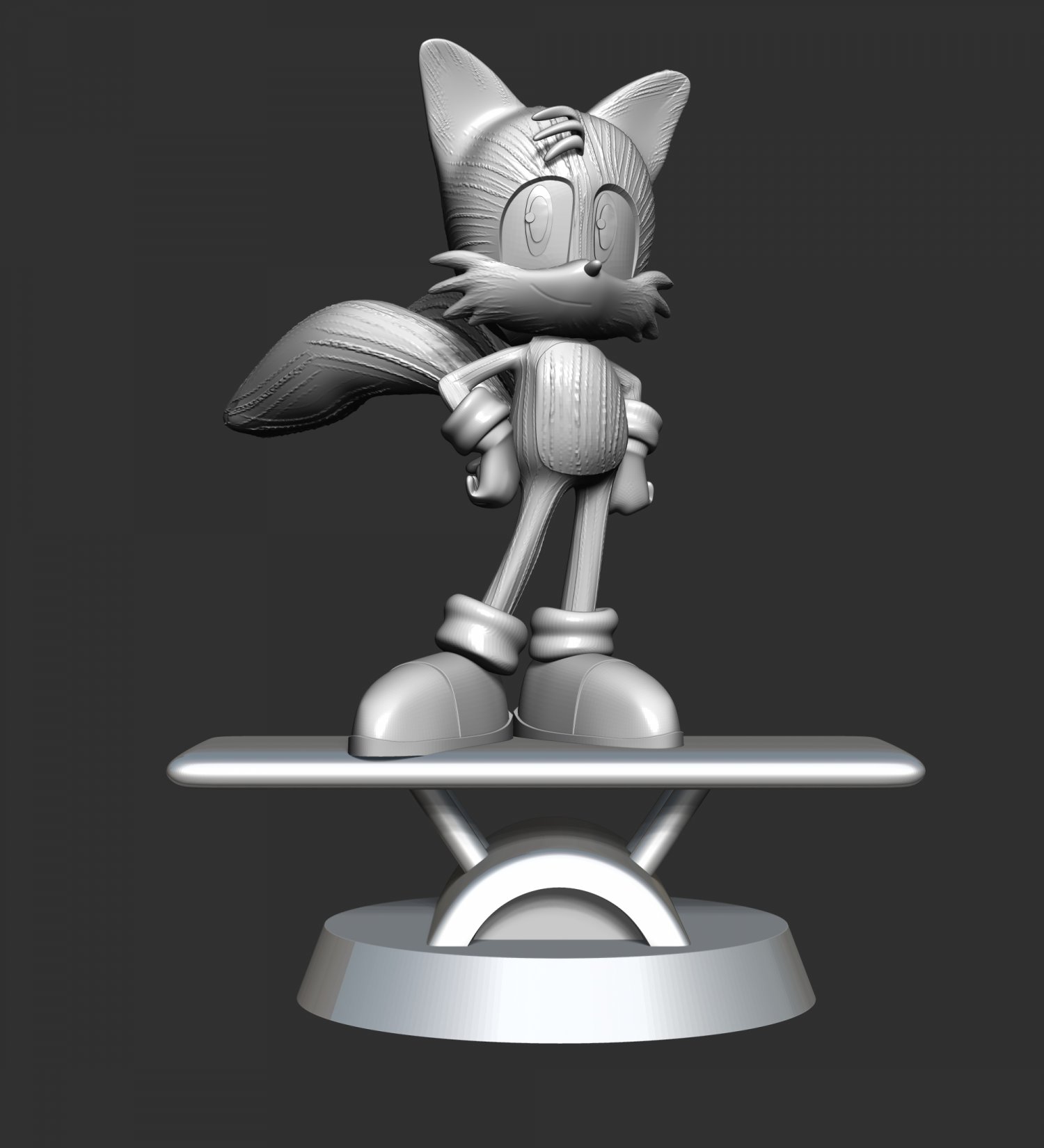 3D file Tails - Sonic the Hedgehog 🦔・Template to download and 3D  print・Cults