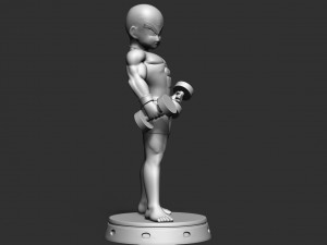 Krillin - Dragon Ball Fanart 3Dプリントモデル