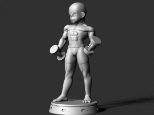 Krillin - Dragon Ball Fanart 3Dプリントモデル